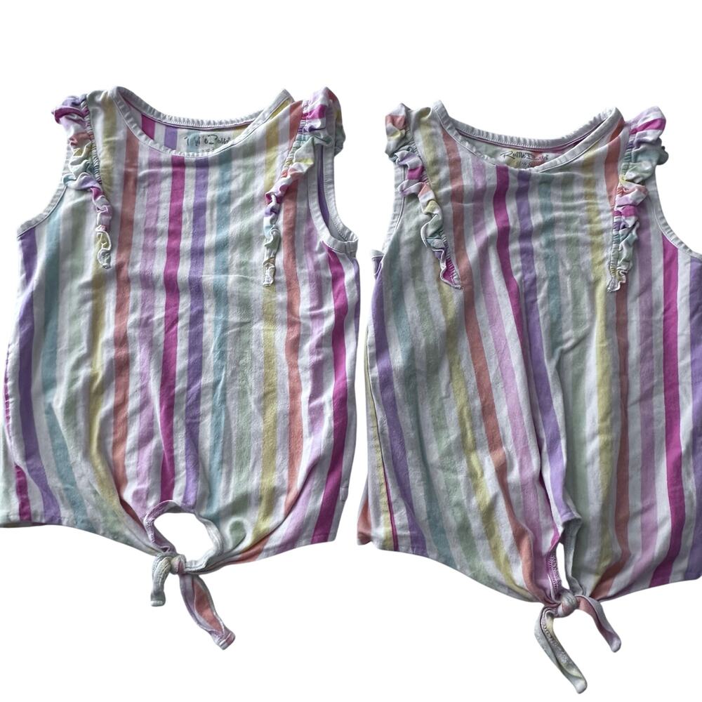 Ruffle Butts rainbow top bundle